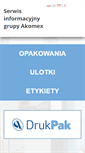 Mobile Screenshot of drukpak.com.pl